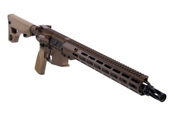 Ergonomic DDC AR-15 rifle.